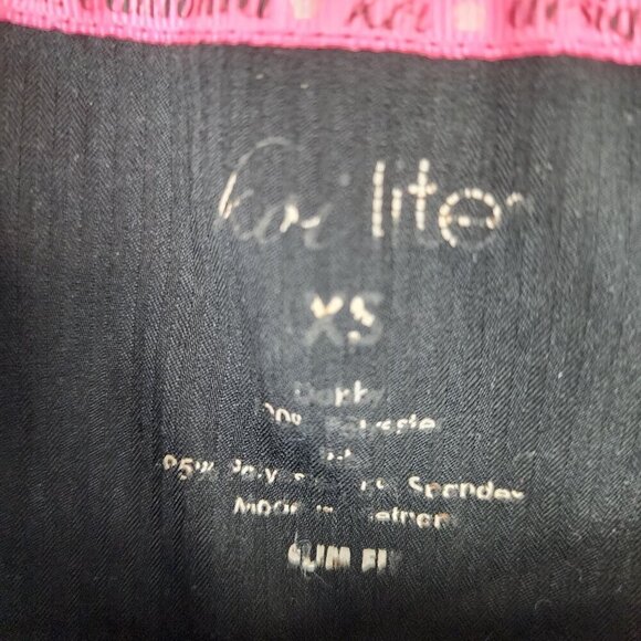 Koi Lite scrub top XS black pink uniform - Picture 4 of 12